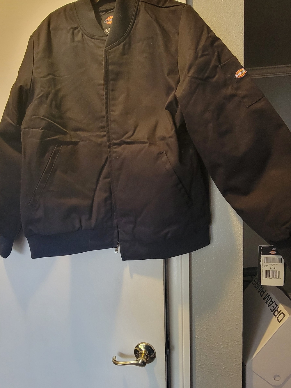 Dickies Black Work Bomber Jacket